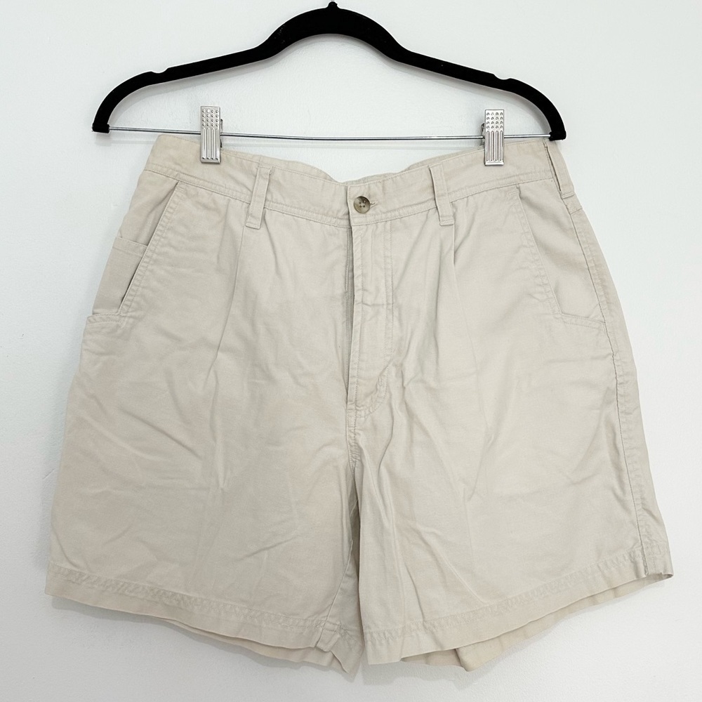 Columbia Shorts Womens 10 Chino Brown Cotton Bermuda Button Outdoor Beach